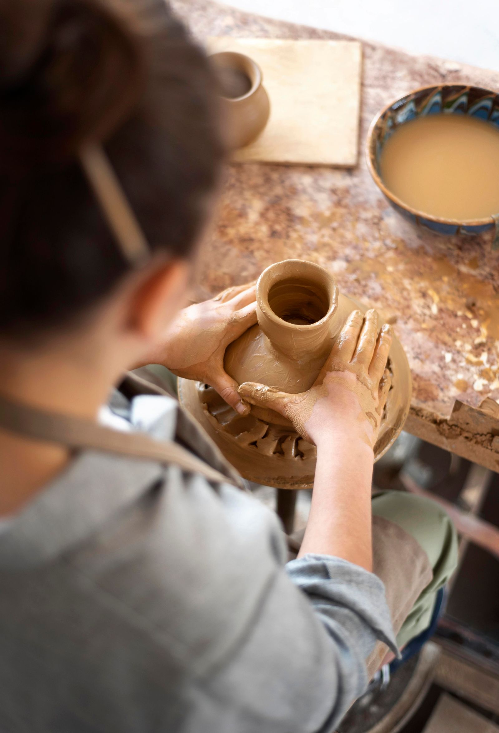 Arts & Crafts: Cork, Pottery Taestry