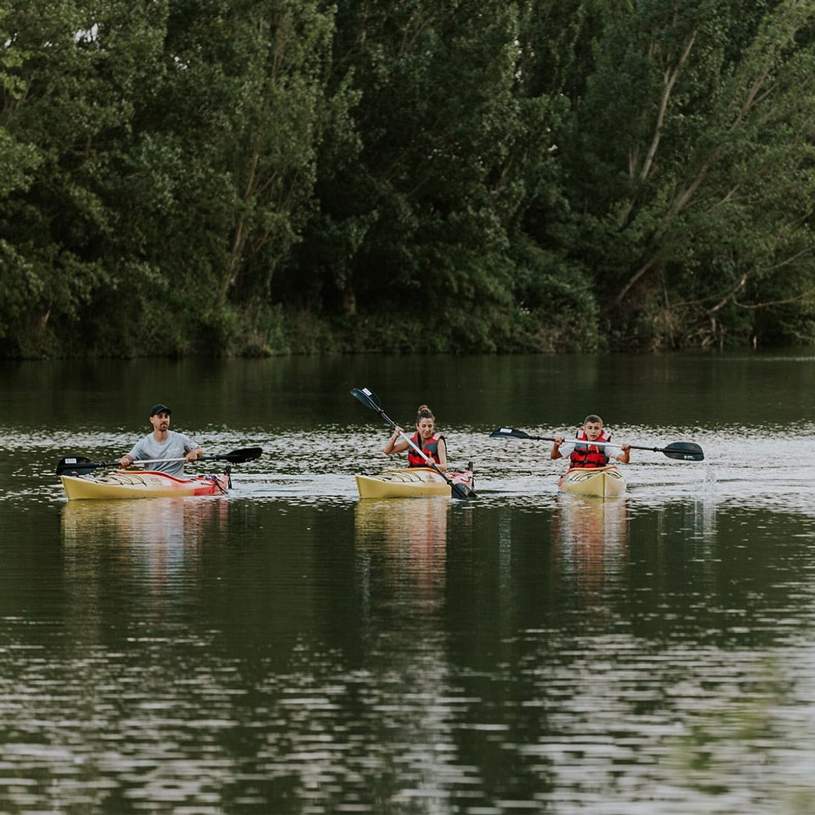 Kayak in the River Ebro